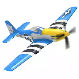 VolantexRC RTF Mustang P-51D V2 EPP 400mm Wingspan 2.4G 4CH RC Airplane WW2 - Picture 1 of 9
