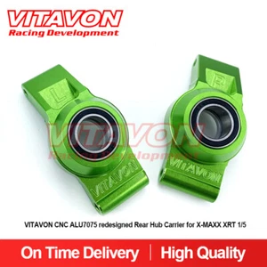 VITAVON CNC Alu 7075 Redesigned Rear Hub Carrier For X-MAXX 1/5 - Picture 1 of 15