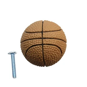 Team Collection Basketball Sport Decor Cabinet Hardware Drawer Door Knob 1-1/4" - Picture 1 of 4