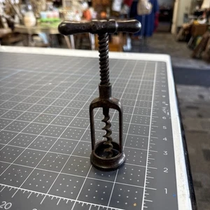 Vtg 5” All Steel Spring Assist Corkscrew - Picture 1 of 7