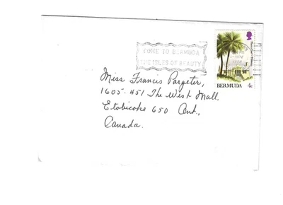 BERMUDA 1973 Cover sent to Canada - Slogan Cancel - Image 1 of 2