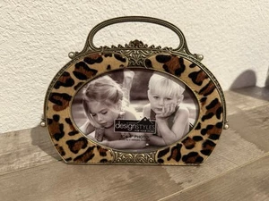Cartera Marco de Fotos Texturizado Leopardo 6" X 4" Nuevo Sin Caja - Imagen 1 de 8