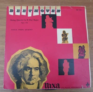 Beethoven Pascal String Quartet In B Flat Major Op. 130 LP Vinyl Record CLP1210 - Imagen 1 de 4