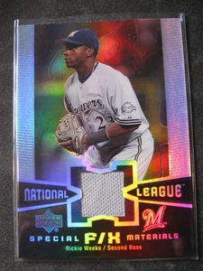 RICKIE WEEKS 2006 Upper Deck F/X Special Materials GAME-USED #SM-RW BREWERS Mint - Picture 1 of 2