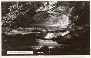 REAL PHOTO POSTCARD OF THE BRIDGE, SHOTLEY BRIDGE, COUNTY DURHAM, JOHNSTON #5293 - Picture 1 of 2
