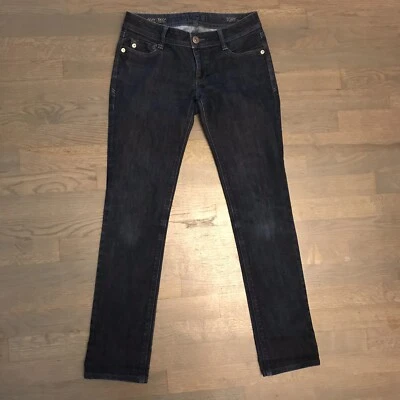 DL1961 Tory Slim Straight Leg 4 Way Stretch Denim Jeans Dark Blue Woman’s Sz 26 - Image 1 of 4