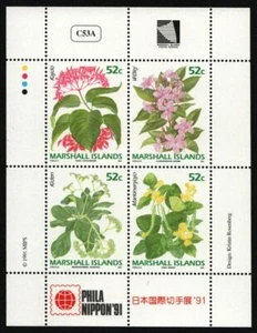 Islas Marshall 1991 - Mi-Nr. 357-360 ** - MNH - KLB - Flores / Flores - Imagen 1 de 1