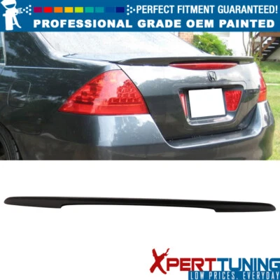 Fits 06-07 Honda Accord Sedan OE Style ABS Trunk Spoiler - Painted Color Foto 1 de 4