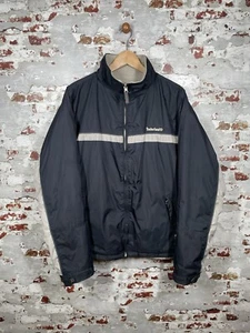 Timberland Raw Edge Boardwear Coat Jacket Blue Medium M Men's Defects Shown - Picture 1 of 14