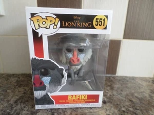 FUNKO POP RAFIKI  551  LION KING DISNEY NEW FREE UK POST - Picture 1 of 3