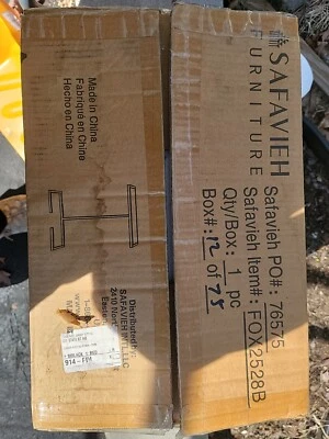 Safavieh Neil Gold Leaf Accent Table, Reduced Price 2172709834 FOX2528B	 - Image 1 of 3