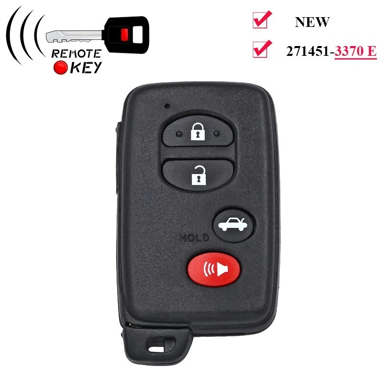 For Toyota Camry 2007 - 2011 Smart Proximity Keyless Remote Fob 3370 E HYQ14AAB Foto 1 de 4