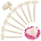 Wooden Hammer For Chocolate 8 Pcs Mini Wooden Hammer Small Breakable Heart Hamme