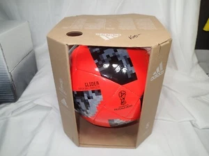 Adidas Telstar Glider Match Soccer Ball FIFA Russia 2018 WORLD CUP Size 5 Orange - Picture 1 of 5