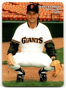 1989 Mother's Cookies San Francisco Giants Terry Kennedy San Francisco Giants #8