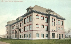 High School Salem Oregon Edward H Mitchell Postkarte - Bild 1 von 2