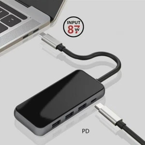 USB C Del Computer Portatile Docking Station USB 3.0 HDMI RJ45 PD SD/TF USB Hub - Foto 1 di 9