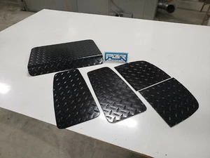 Club Car Golf Cart DS 5 piece kit Bagwell fender top access cover **BLACK**  - Picture 1 of 2