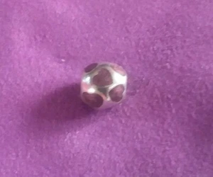 ❤AUTHENTISCHE PANDORA VIELE HERZEN OPAL lila Charm Perle mit Beutel oder Box - Bild 1 von 2