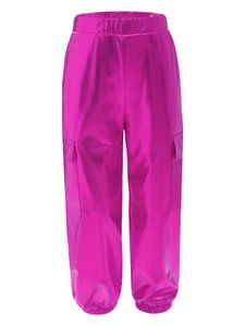 Unisex Kids Dancewear Street Pants Stage Trousers Girls Playwear Hip-Hop Harem - Picture 1 of 126
