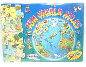 Rompecabezas DMG The Fun World Atlas educación en el hogar aula enseñar - Imagen 1 de 2