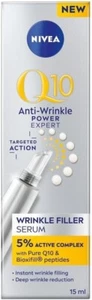 NIVEA Q10 Anti-Wrinkle Power Expert Wrinkle Filler Serum, 15ml, Free Delivery π - Picture 1 of 9