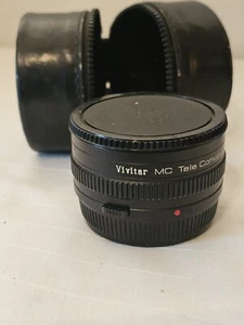 Vivitar 2x - 21 Tele converter MC with Sony ND8 37mm, Protector 37MM & Case - Picture 1 of 23