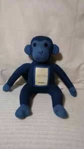 Pier 1 Imports Monkey Denim Plush, Picture Pocket, Excellent Condition! - Picture 1 of 8