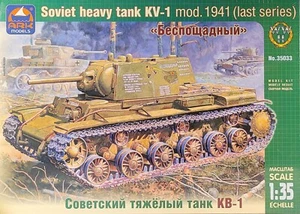 ARK35033 Ark Model Russian heavy tank KV-1 mod. 1941 (last) Plastikbausatz 1:35 - Picture 1 of 1