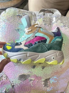 Anthony Wang Collection Platform Sneakers 8.5 Dragon Fruit 03 Unique! Hard2Find! - Picture 1 of 15