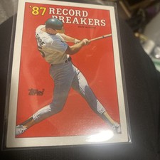 1988 Topps - Record Breakers Collector's Edition (Tiffany) #3 Mark McGwire