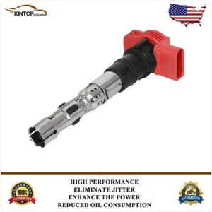 One Ignition Coil Pack For Audi A8 Quattro 2003-2004 2005-2006 4.2L V8 - Picture 1 of 8