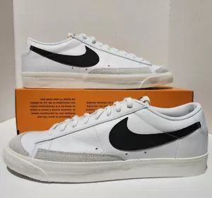 Nike Blazer Low '77 Vintage White/Sail/Black Men's Sz 15 NEW DA6364-101 No Lid - Picture 1 of 7