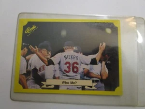 1987 Classic Update Yellow Travel Edition JOE NIEKRO #120 Who Me?~ - Picture 1 of 1