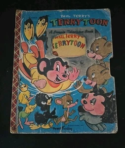 Paul Terry's Terrytoon Mighty Mouse Vintage Bonnie Television Book 419025 1950's - Picture 1 of 5