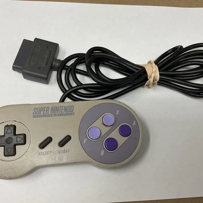 Controlador Original SNES Super Nintendo Auténtico OEM SNS-005 No Probado Foto 1 de 3
