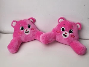 My Life As Pink Cheer Bear Care Bears 2 almohadas de salón para muñecas de 18" tamaño muñeca - Imagen 1 de 8