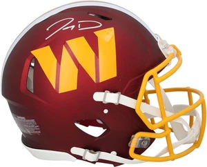 Jayden Daniels Commanders Signed Riddell 2025 Alternate Speed Authentic Helmet - Picture 1 of 2