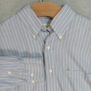 Brooks Brothers 15,5-32/33 Hemd blau gestreift Oxford Classic Fit Business - Bild 1 von 10