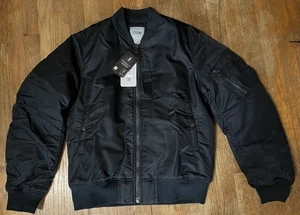 CQR MEN’S CASUAL MA-1 BOMBER/TACTICAL JACKET - WATCHER OPERATOR NAVY - S -NWT - Picture 1 of 7