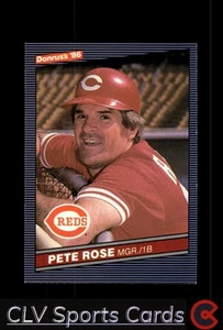 Baseball sports Donruss Pete Rose Cincinnati Reds Near Mint or Better - Picture 1 of 2