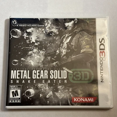 Metal Gear Solid 3D: Snake Eater (Nintendo 3DS, 2012) Konami con estuche (ver fotos) Foto 1 de 4