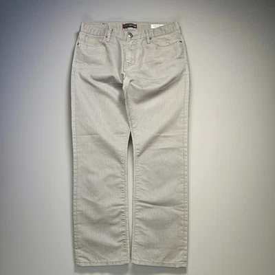 Guess Los Angeles 1981 Slim Straight Del Mar Fit Pants Gray Men's 33x30(32x38) - Image 1 of 4