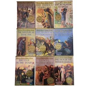 Nancy Drew Series Lot First Nine Applewood Books 1-9 Set Facsimile Editions EXC - Picture 1 of 23