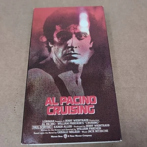 Cruising VHS Al Pacino Crime Thriller Gay Interest William Friedkin Warner OOP - Picture 1 of 6