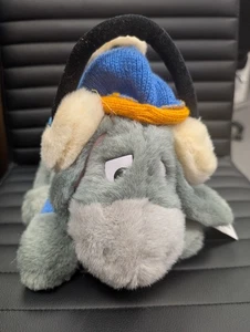Walt Disney World Peluche Giocattolo Morbido Eeyore Cappello Blu Maglione Etichette 11" Lungo (T43) - Foto 1 di 6