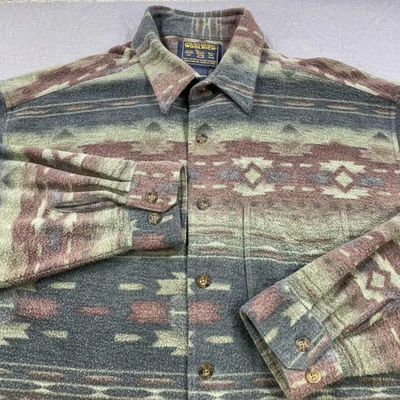 Woolrich John Rich & Bros Shirt Mens 2XL Aztec Southwestern Button Up 1298 - Image 1 of 4