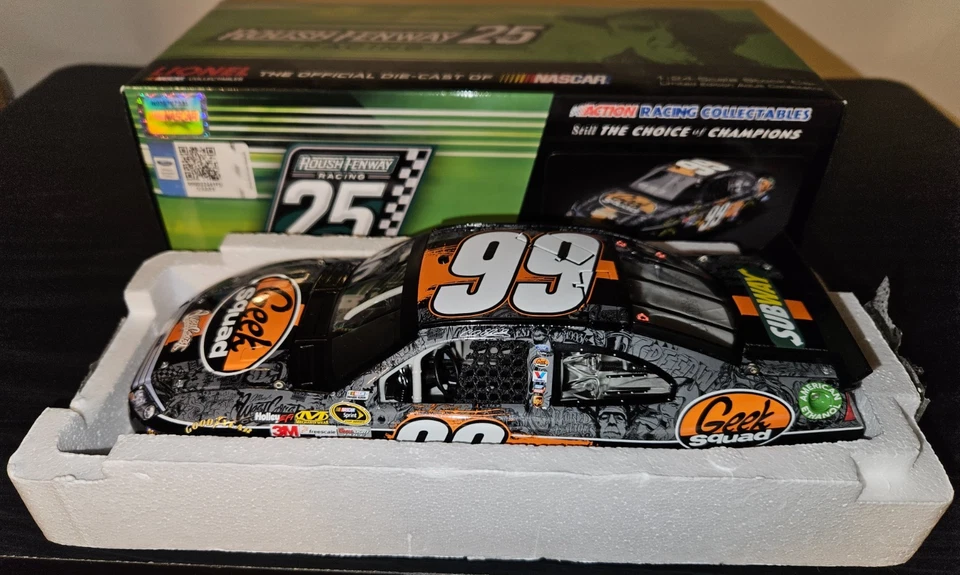 2012 Action 1/24 Carl Edwards #99 Geek Squad Ford Fusion NASCAR #177/462 RARE - Image 1 of 1