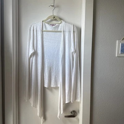 Белый льняной кардиган Calypso St Barth отличное состояние товара  - Изображение 1 из 4