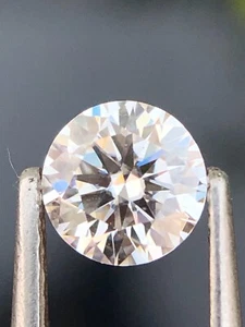 5mm Def Shade Moissanite 0.43-045 Carats Faceted Round Moissanite Loose Gemstone - Picture 1 of 10